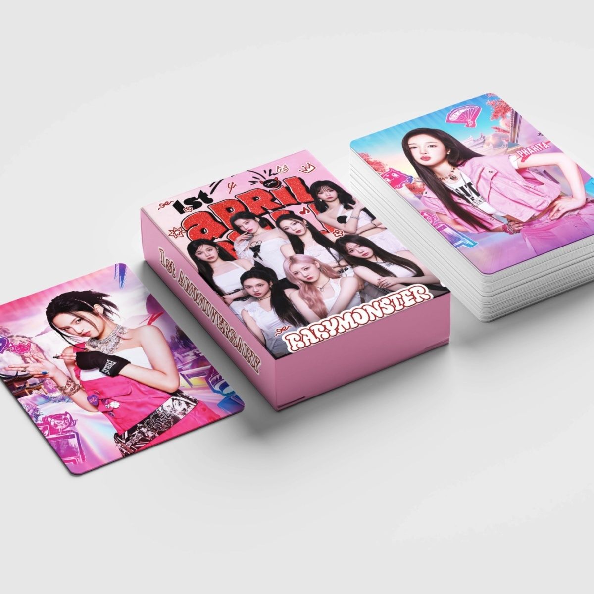 [PRE-ORDER] BABYMONSTER '1ST April Full' lomocards (55pcs)