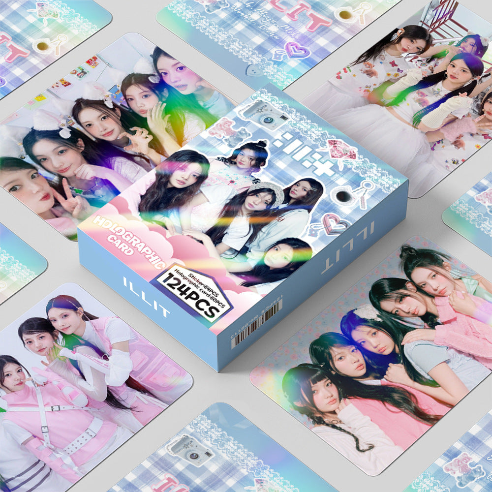 [PRE-ORDER] ILLIT holographic lomocards (124pcs)