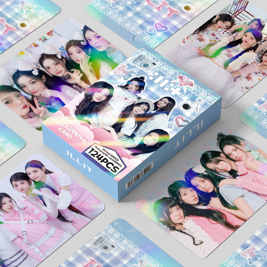 [PRE-ORDER] ILLIT holographic lomocards (124pcs)