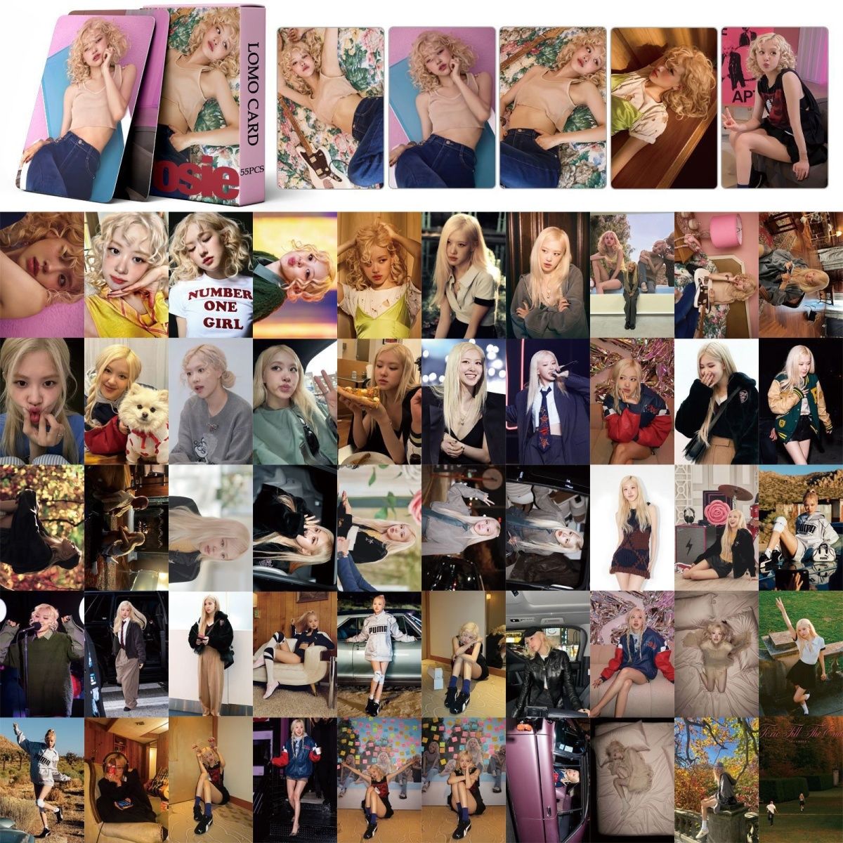 [BULK PRE-ORDER] Set of 5 ALL GIRL GROUPS Lomocard Packs (55pc)