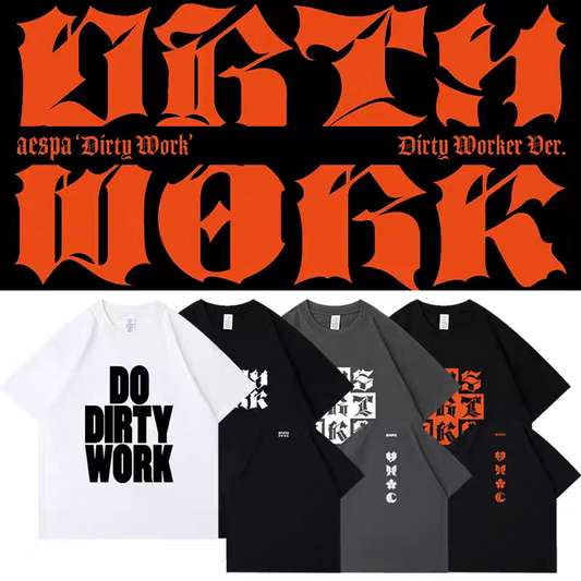 [PRE-ORDER] AESPA 'Dirty Work' 2025 T-shirts