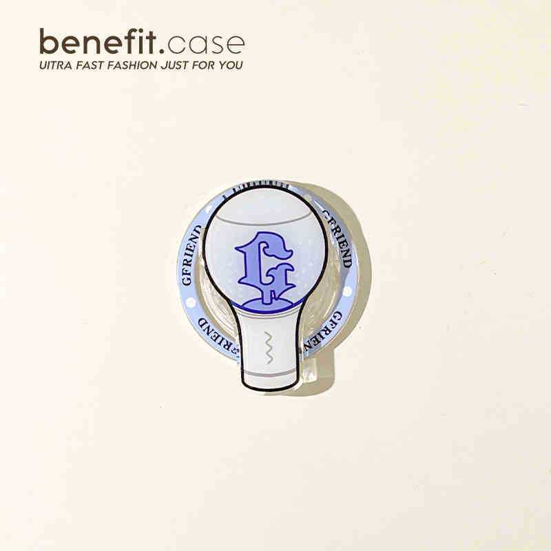 [PRE-ORDER] K-pop Groups Lightstick Acrylic Phone Grip Tok (magnetic suction bracket)