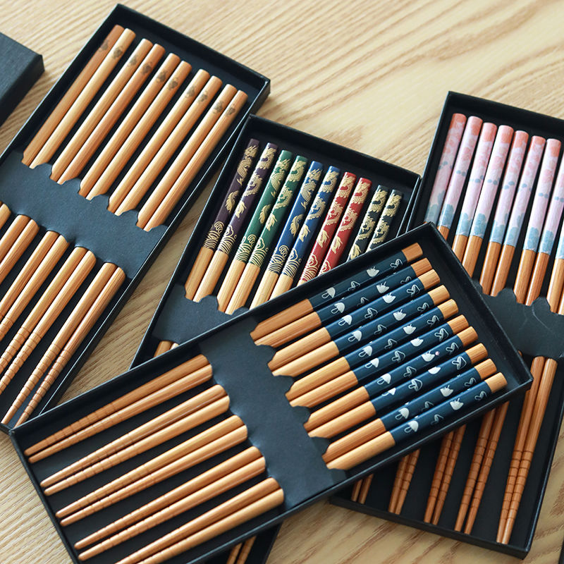 [Në Gjendje] Set of 5 Bamboo Chopsticks
