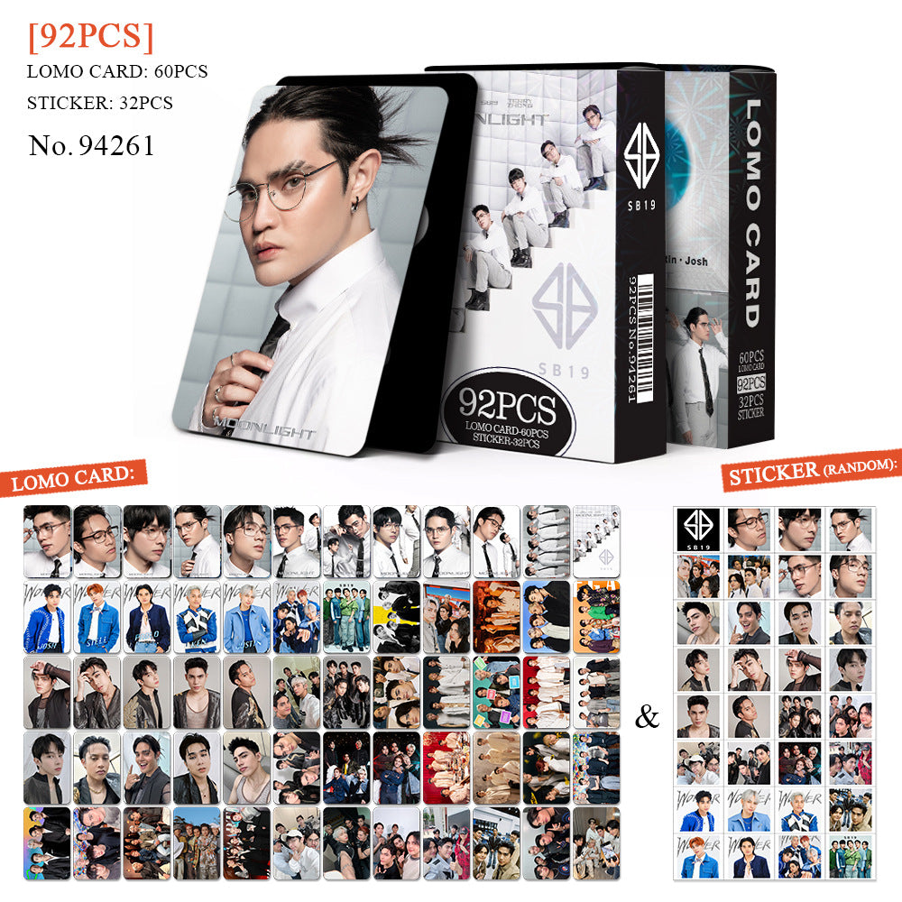 [BULK PRE-ORDER] Set of 5 From ALL BOY GROUPS Lomocard Packs (92pc)