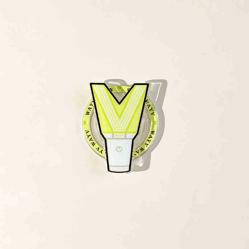 [PRE-ORDER] K-pop Groups Lightstick Acrylic Phone Grip Tok (magnetic suction bracket)