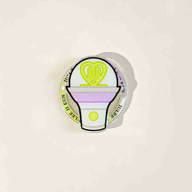 [PRE-ORDER] K-pop Groups Lightstick Acrylic Phone Grip Tok (magnetic suction bracket)