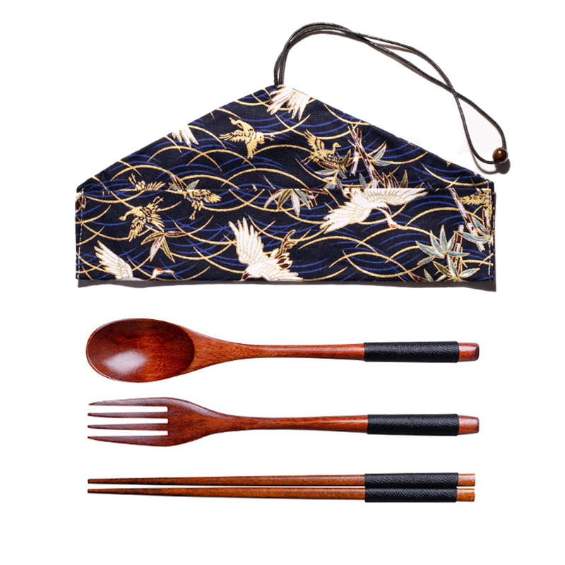 [PRE-ORDER] Asian style wooden utensils (chopsticks, spoon, fork)