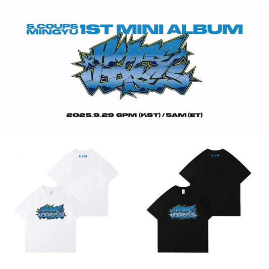 [PRE-ORDER] SEVENTEEN S.Coups & Mingyu 'Hype Vibes' T-shirts