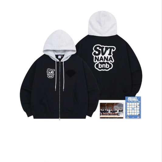 [PRE-ORDER] SEVENTEEN 'Nana Bnb' Cotton Zip-Up Hoodie