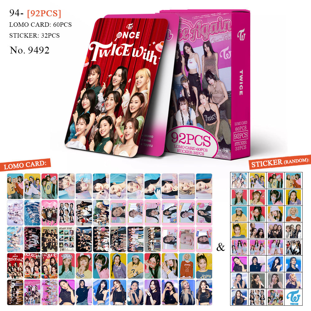 [BULK PRE-ORDER] Set of 5 ALL GIRL GROUPS Lomocard Packs (92pc)