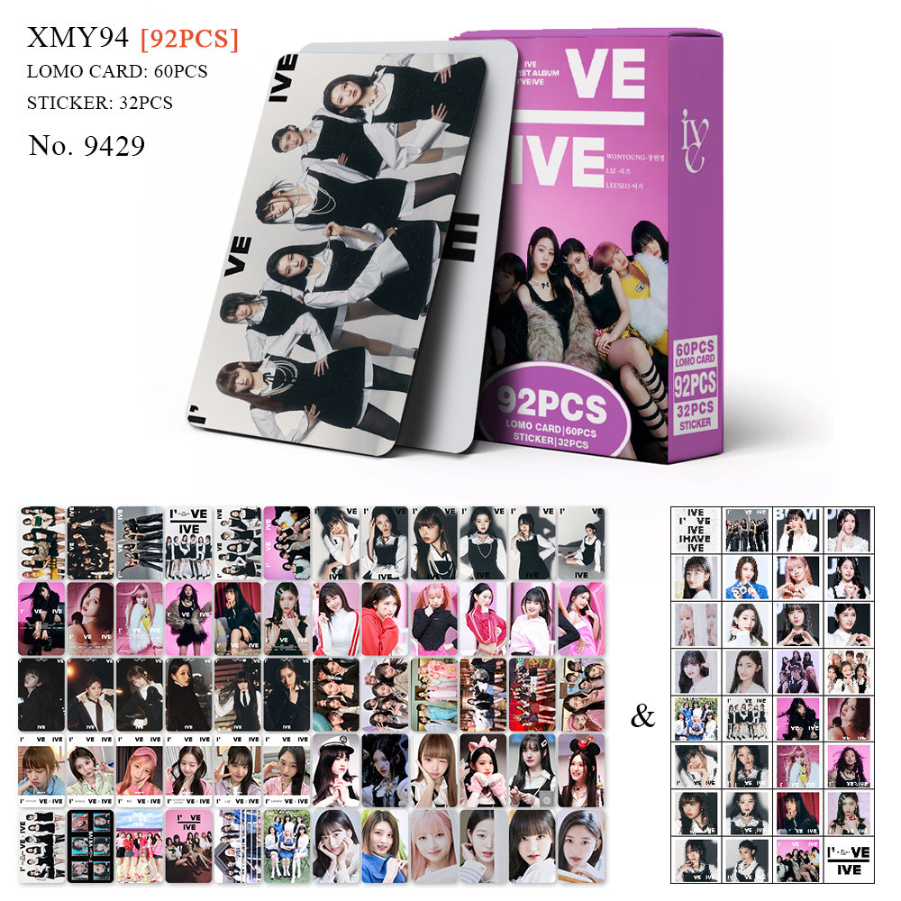 [BULK PRE-ORDER] Set of 5 ALL GIRL GROUPS Lomocard Packs (92pc)