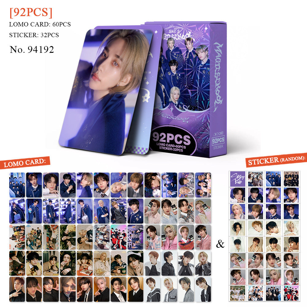 [BULK PRE-ORDER] Set of 5 From ALL BOY GROUPS Lomocard Packs (92pc)