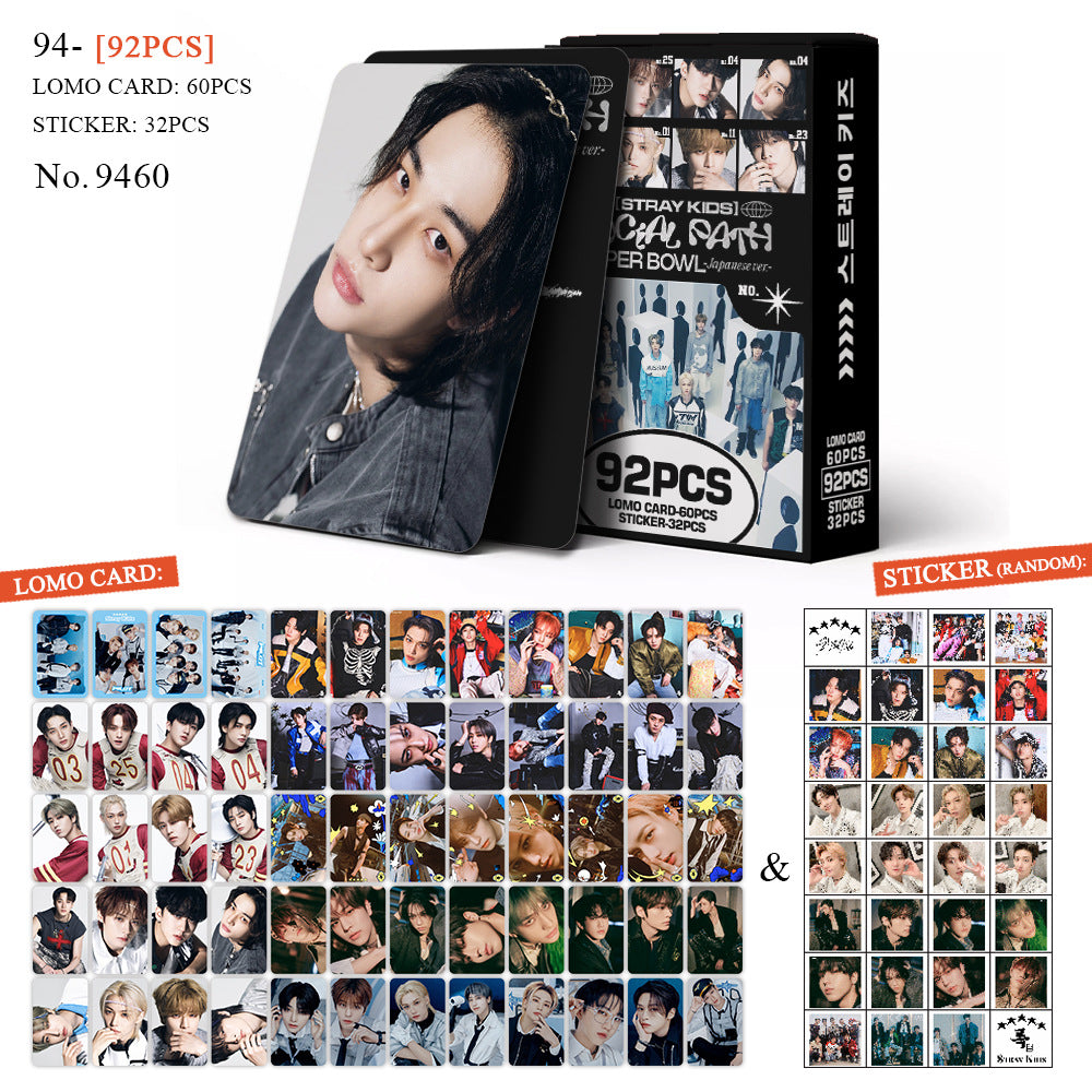 [BULK PRE-ORDER] Set of 5 From ALL BOY GROUPS Lomocard Packs (92pc)