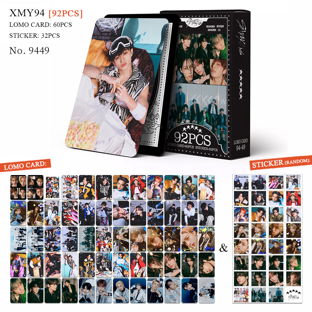 [BULK PRE-ORDER] Set of 5 From ALL BOY GROUPS Lomocard Packs (92pc)
