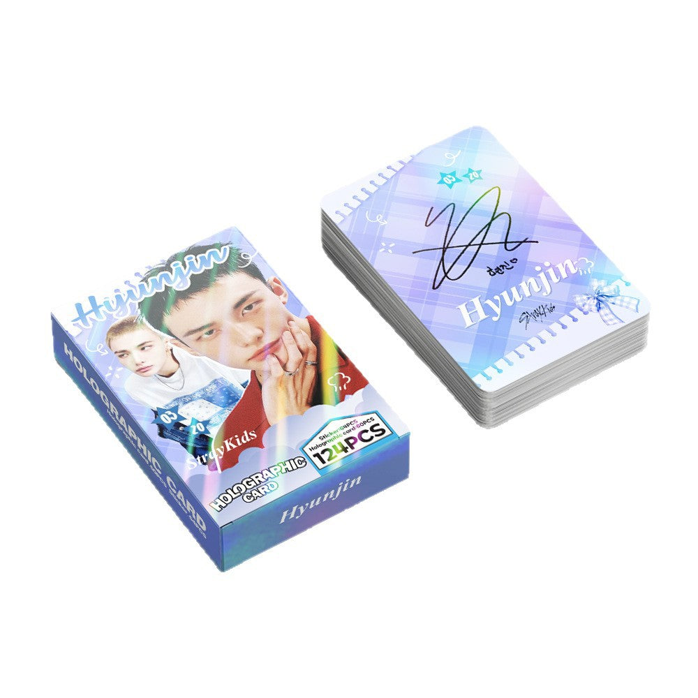 [PRE-ORDER] STRAY KIDS HYUNJIN holographic lomocards (124pcs)