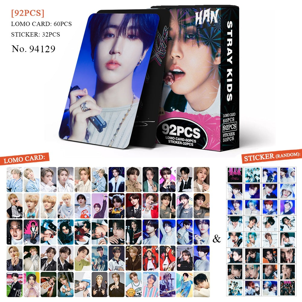 [BULK PRE-ORDER] Set of 5 From ALL BOY GROUPS Lomocard Packs (92pc)