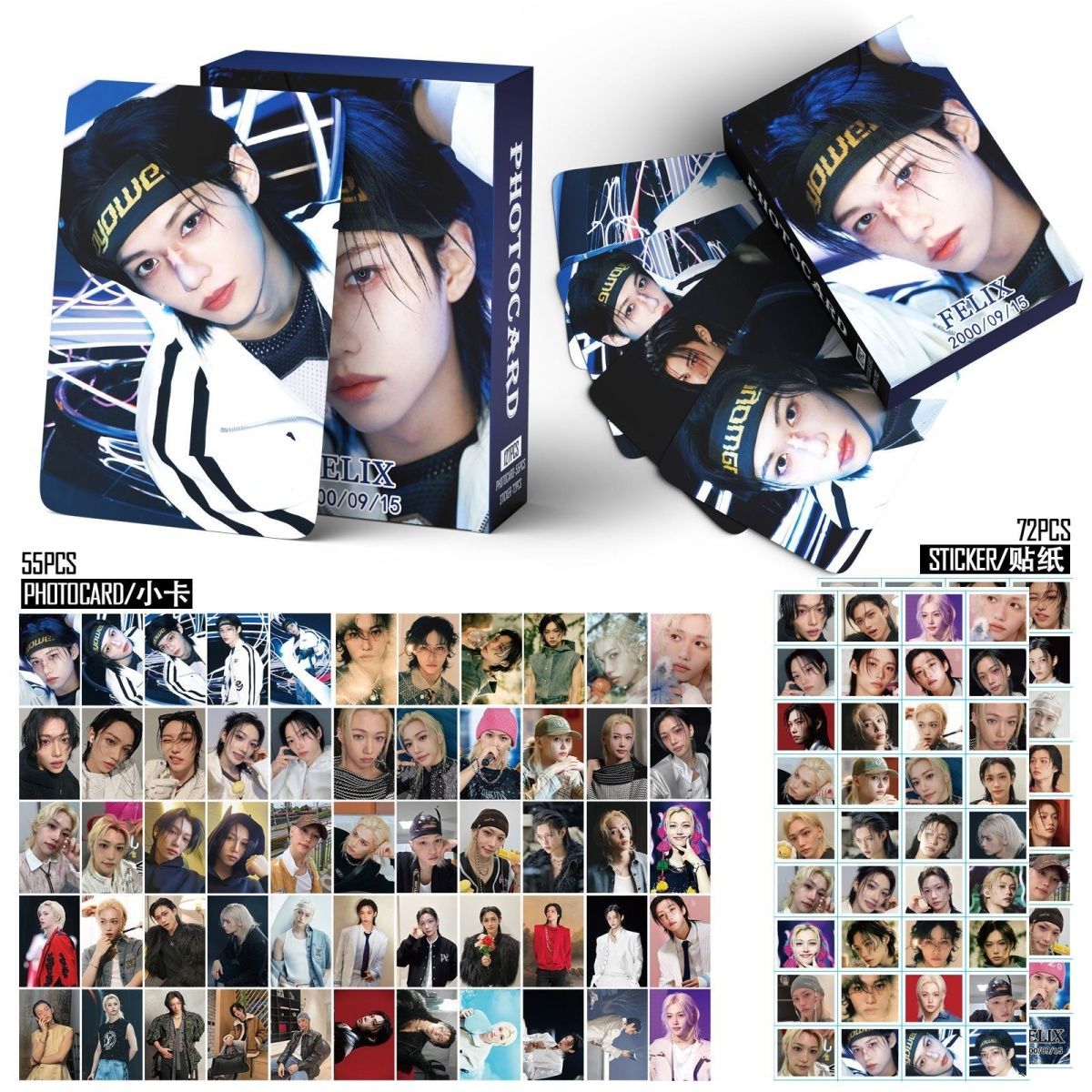[PRE-ORDER] STRAY KIDS MEMBERS 'Dominate' lomocards (127pcs)
