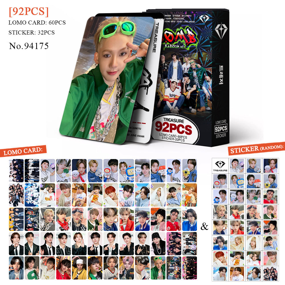 [BULK PRE-ORDER] Set of 5 From ALL BOY GROUPS Lomocard Packs (92pc)