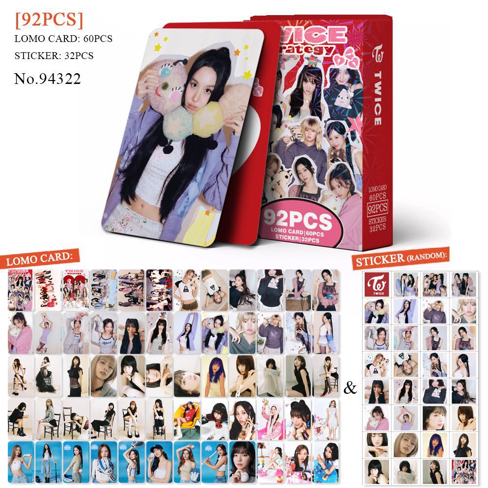 [BULK PRE-ORDER] Set of 5 ALL GIRL GROUPS Lomocard Packs (92pc)