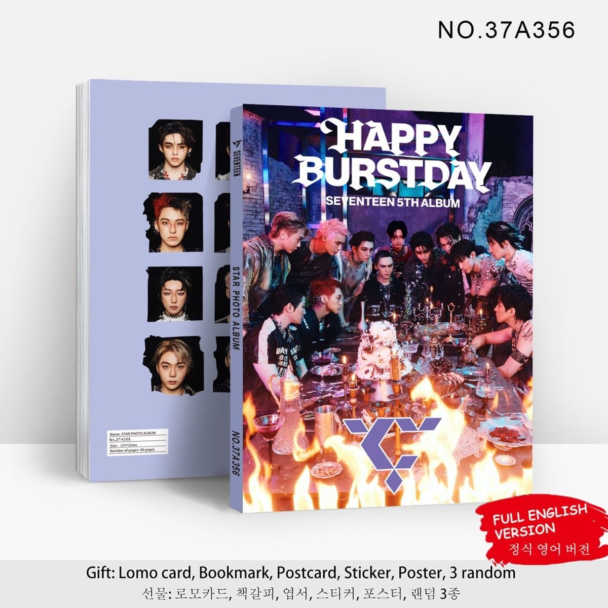 [PRE-ORDER] SEVENTEEN 'Happy Burstday' Photo Album