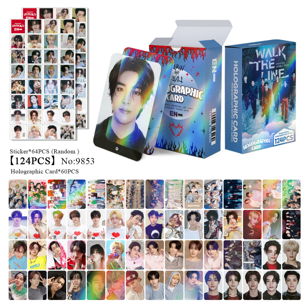 [PRE-ORDER] ENHYPEN 'ROCK en Roll' holographic lomocards (124pcs)