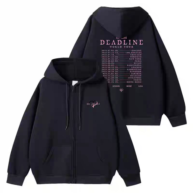 [PRE-ORDER] BLACKPINK 'Deadline' 2025 World Tour Hoodies