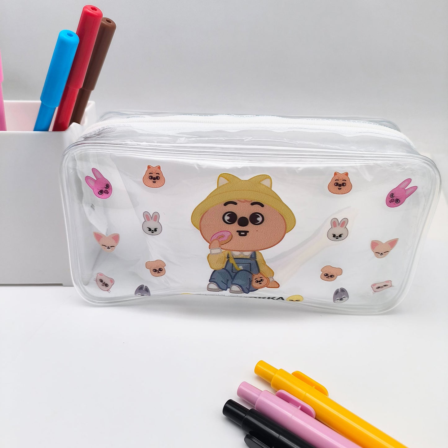 [PRE-ORDER] STRAY KIDS SKZOO Han Quokka PVC Bag | Transparent