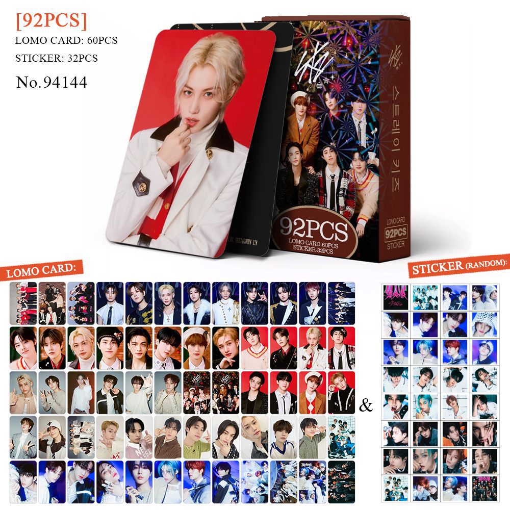 [BULK PRE-ORDER] Set of 5 From ALL BOY GROUPS Lomocard Packs (92pc)