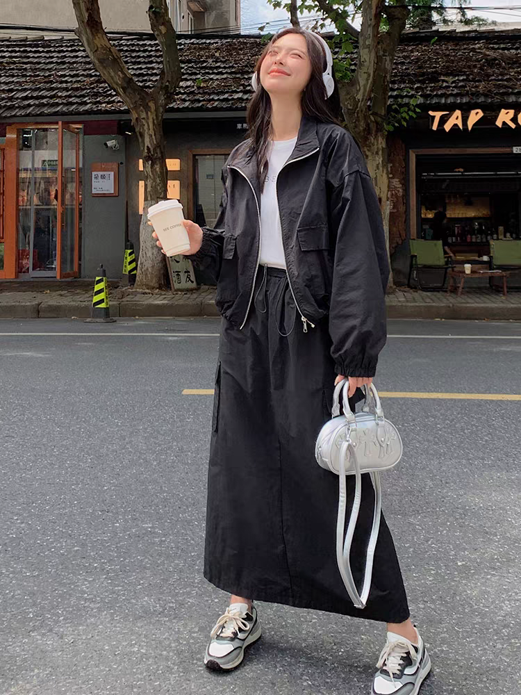 [PRE-ORDER] Korean High-End Workwear Suit Two-Piece (Jacket + Skirt)