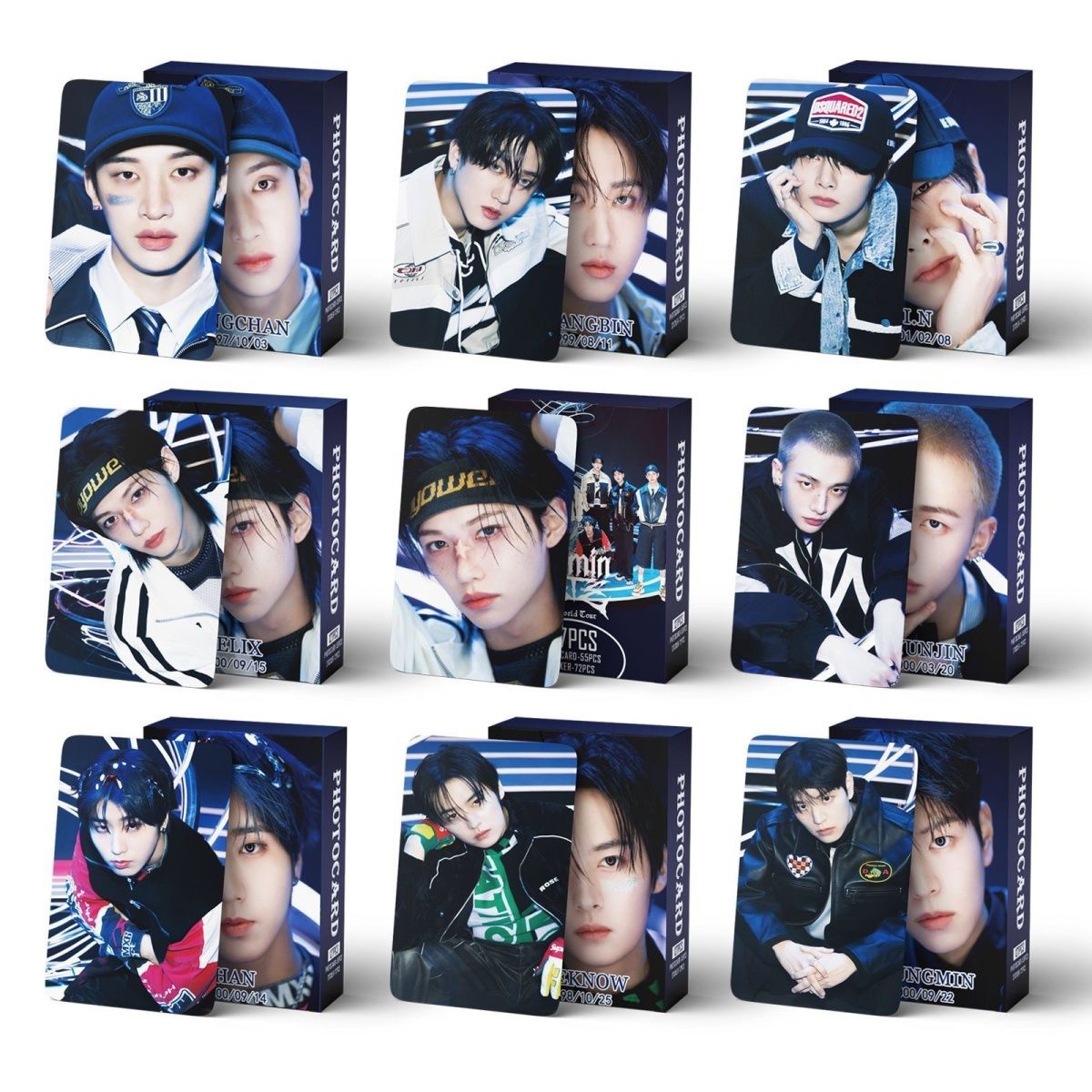 [PRE-ORDER] STRAY KIDS MEMBERS 'Dominate' lomocards (127pcs)