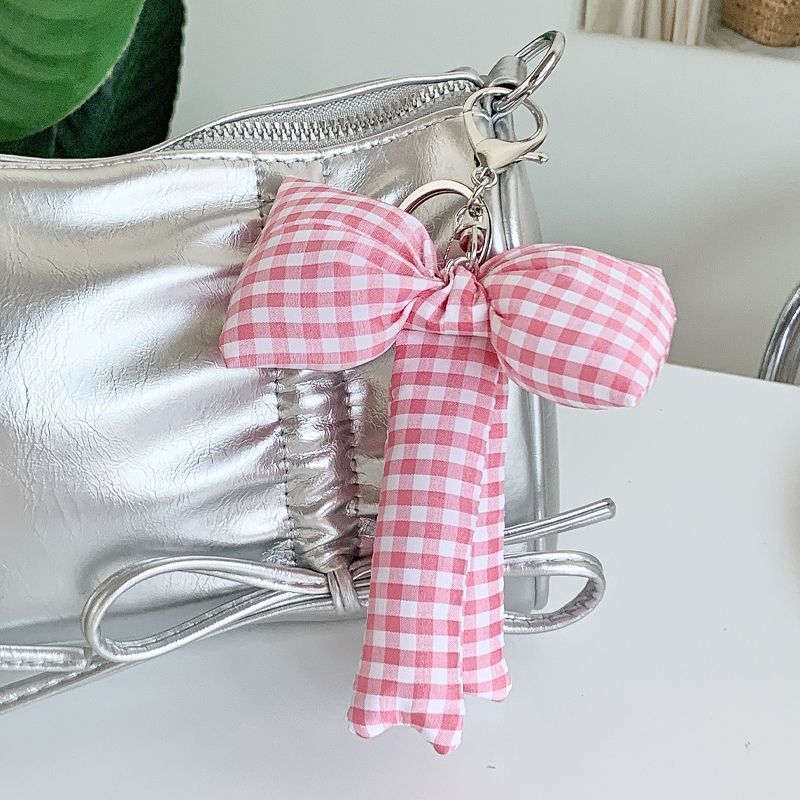 [PRE-ORDER] CUTE Puffy Padded Bow Keyring - Bag Charm Deco