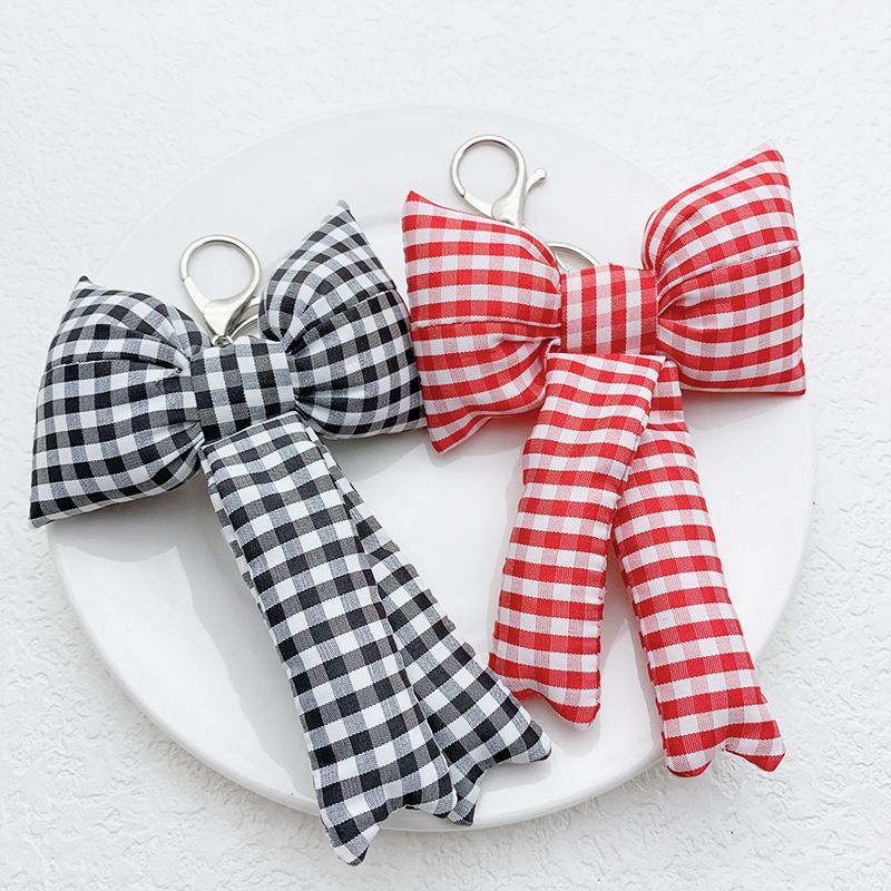 [PRE-ORDER] CUTE Puffy Padded Bow Keyring - Bag Charm Deco