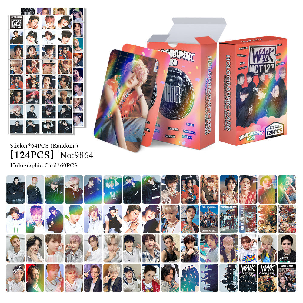 [BULK PRE-ORDER] Set of 5 ALL BOY GROUPS Lomocard Packs (124pc)