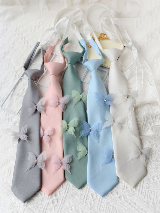 [PRE-ORDER] Korean Style Cute Butterfly Lace Bows for Women