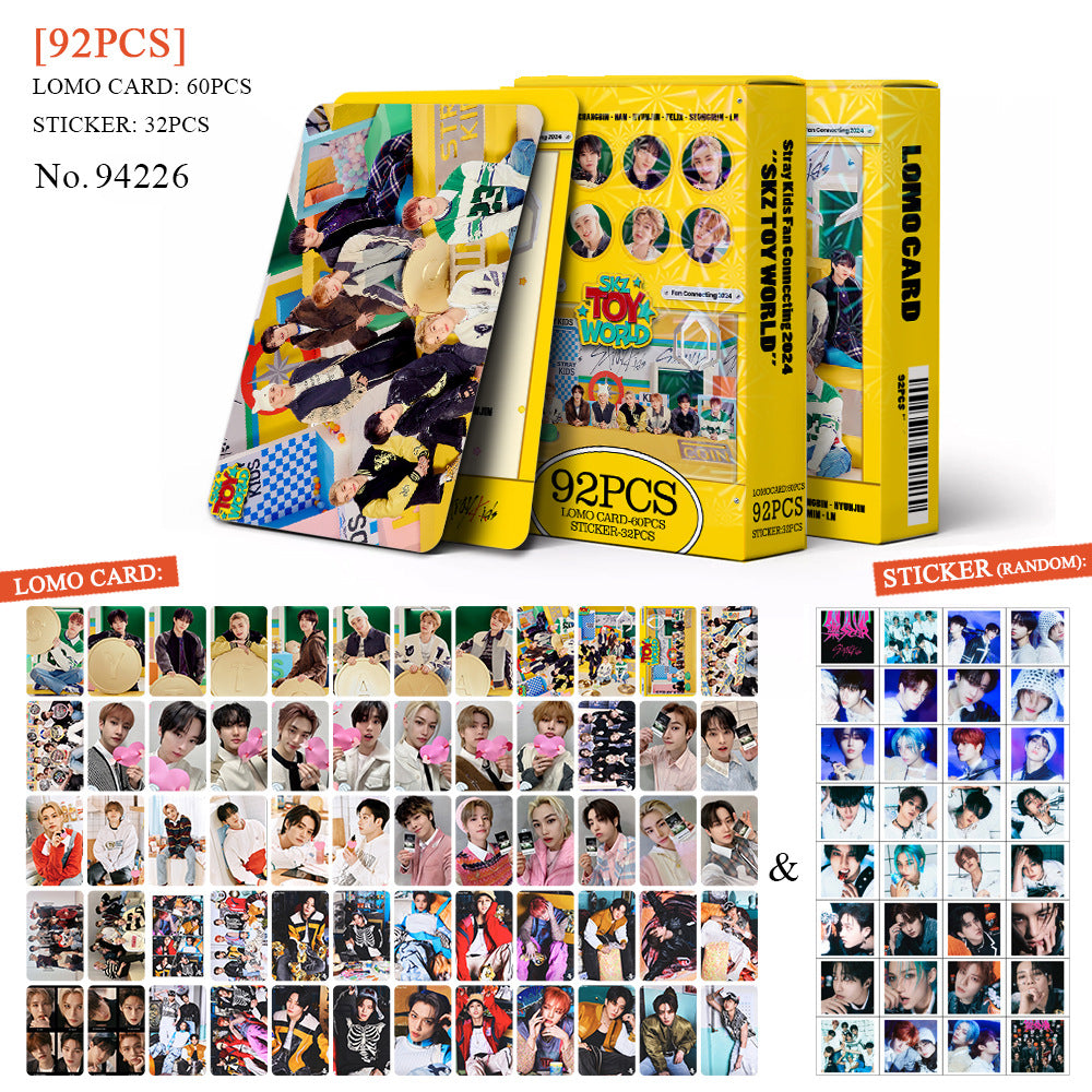 [BULK PRE-ORDER] Set of 5 From ALL BOY GROUPS Lomocard Packs (92pc)