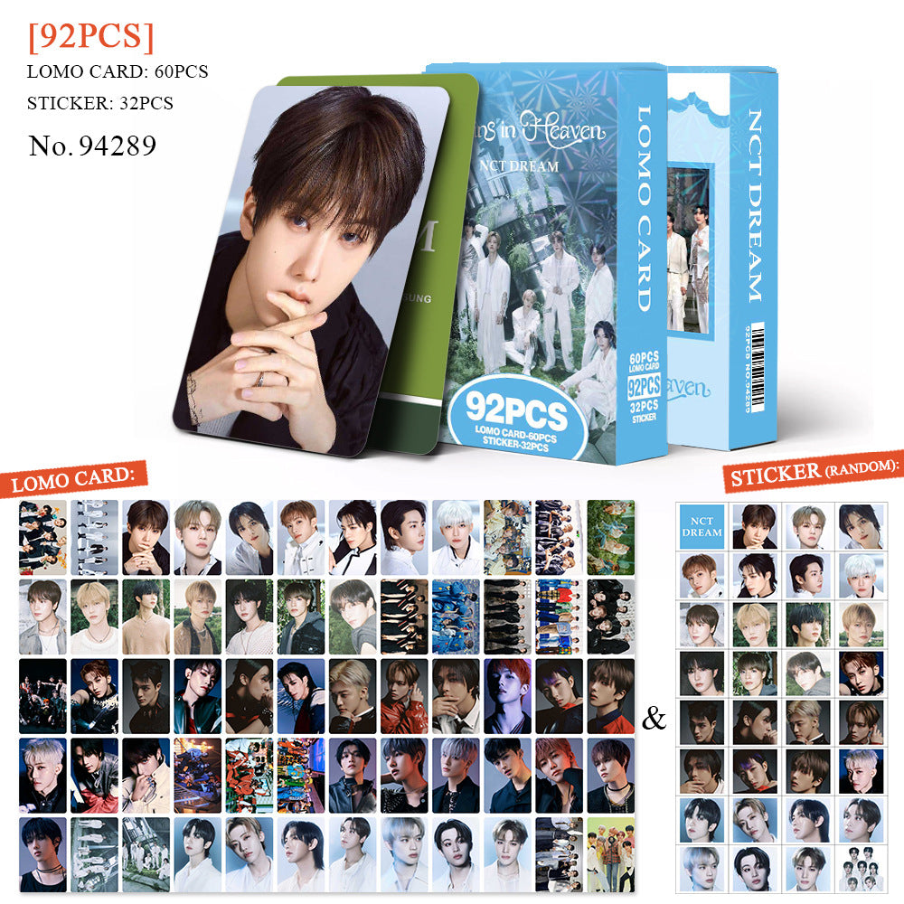 [BULK PRE-ORDER] Set of 5 From ALL BOY GROUPS Lomocard Packs (92pc)