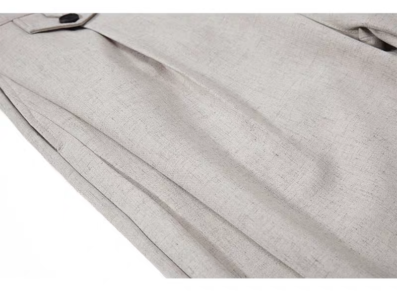 [PRE-ORDER] Retro Black & Apricot Cargo Trousers | Wide-Leg
