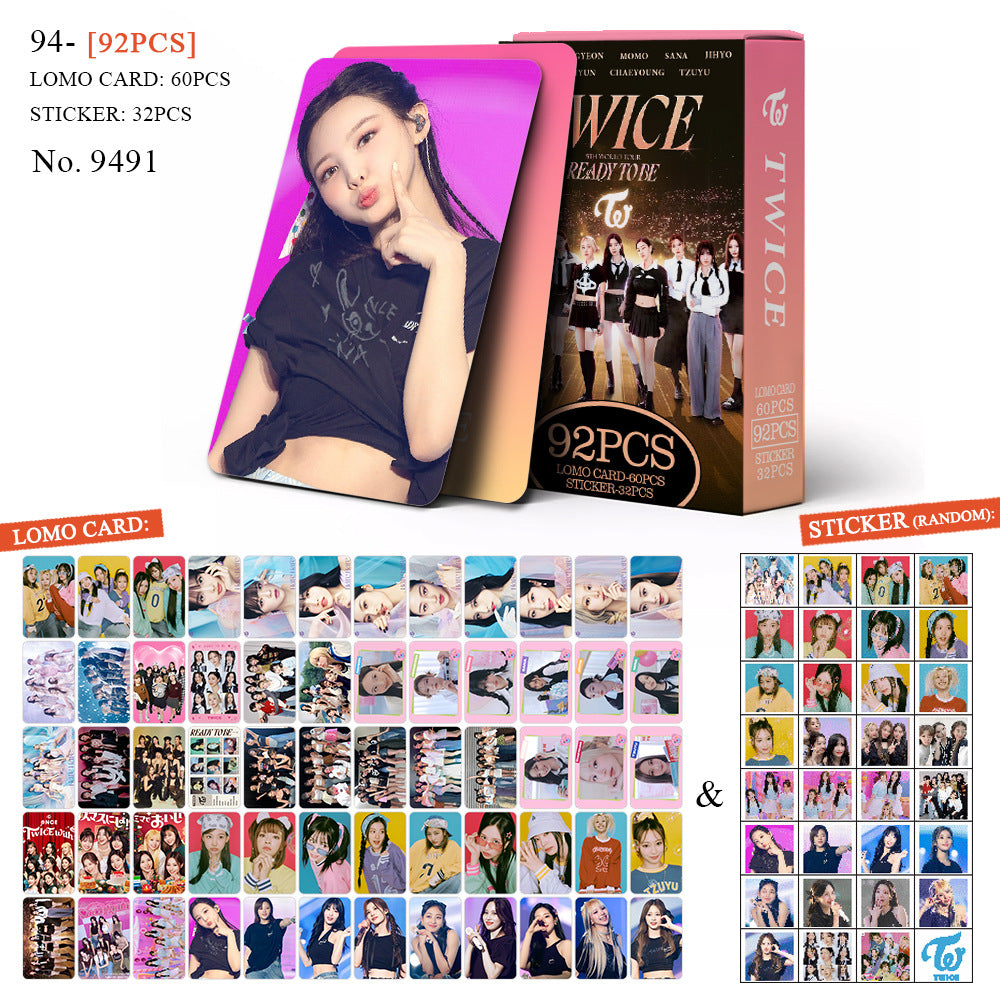 [BULK PRE-ORDER] Set of 5 ALL GIRL GROUPS Lomocard Packs (92pc)