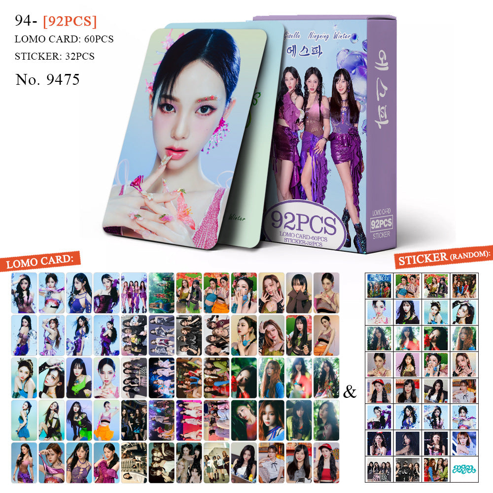 [PRE-ORDER] AESPA MIX lomocards (92pcs)