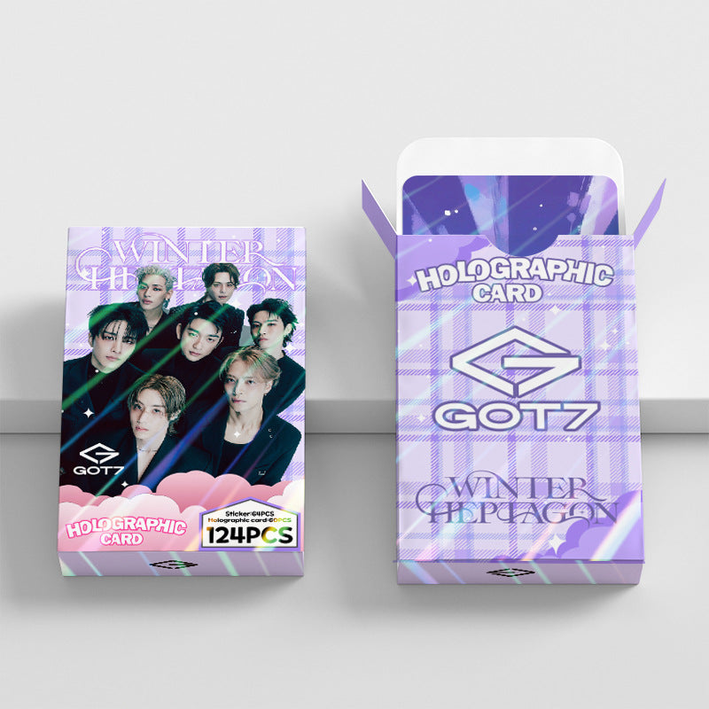 [PRE-ORDER] GOT7 holographic lomocards (124pcs)
