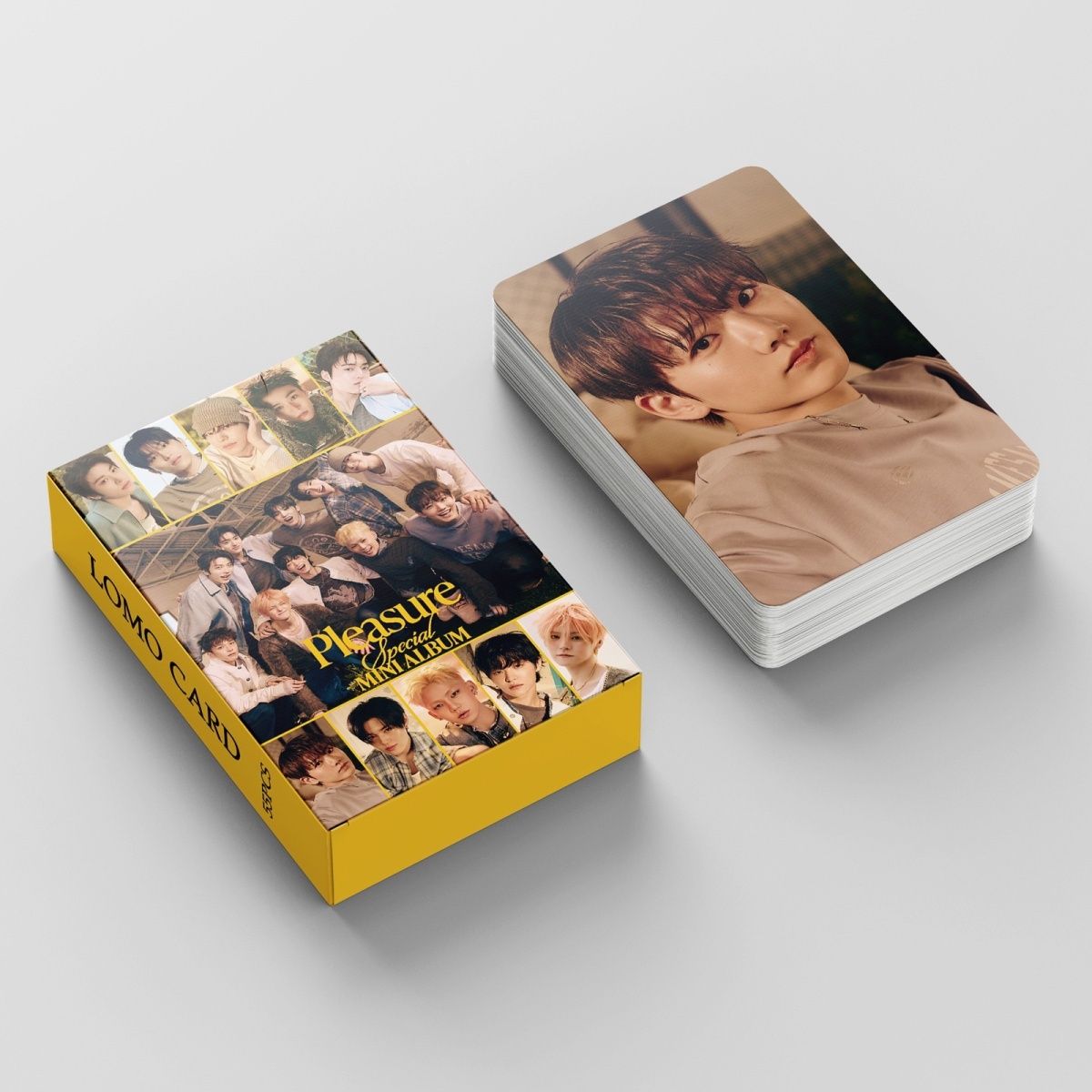 [PRE-ORDER] TREASURE 'Pleasure' yellow ver. lomocards (55pcs)