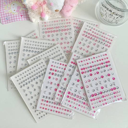 [Në Gjendje] Pink Moon, Star & Diamonds rhinestones