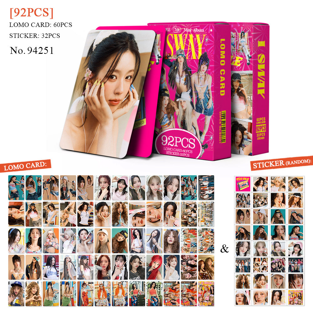 [BULK PRE-ORDER] Set of 5 ALL GIRL GROUPS Lomocard Packs (92pc)