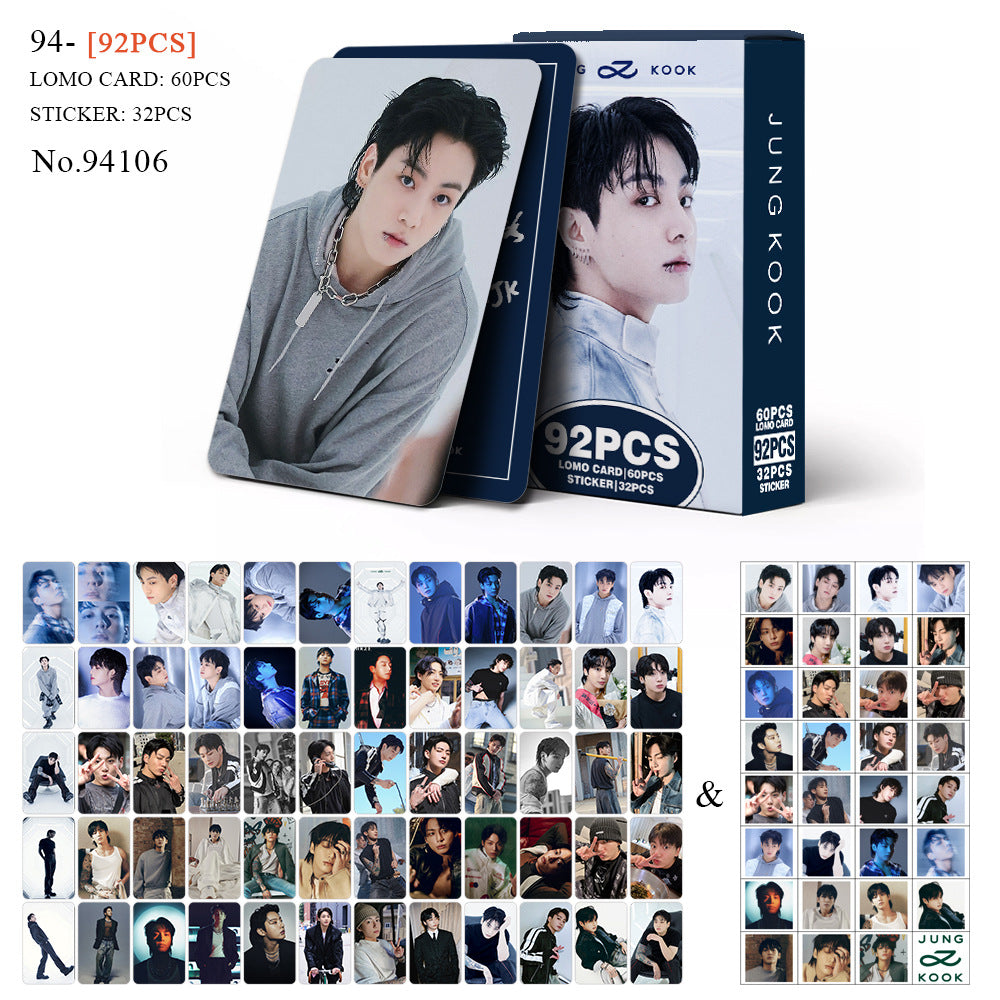[BULK PRE-ORDER] Set of 5 From ALL BOY GROUPS Lomocard Packs (92pc)
