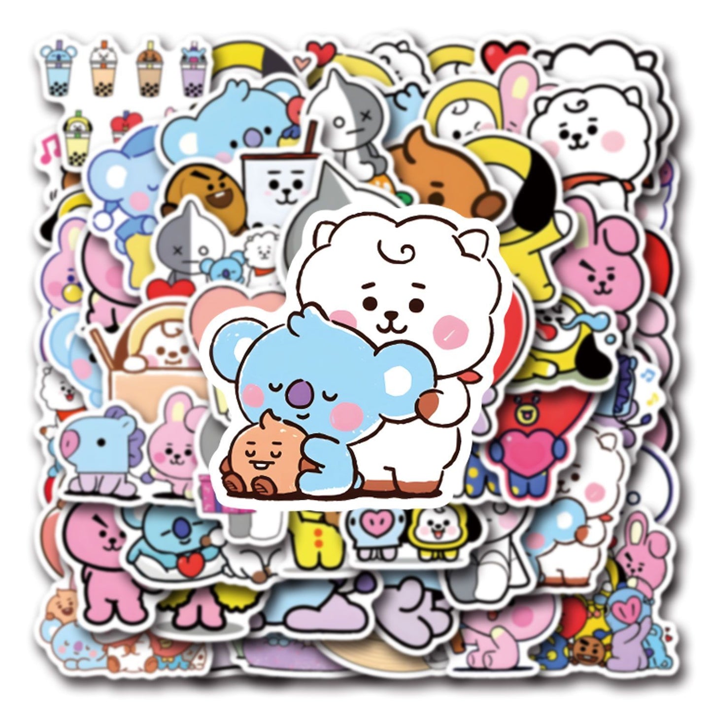 [PRE-ORDER] BT21 stickers SET ver.2 (55pcs)