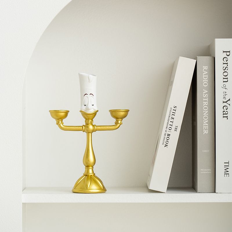 [PRE-ORDER] 'The Beauty and the Beast' Lumiere Candle – Resin Ornament