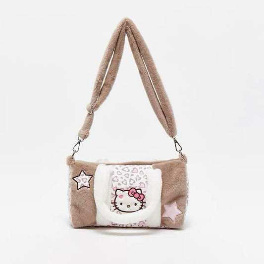 [PRE-ORDER] Hello Kitty Plush Shoulder Bag | Large Capacity