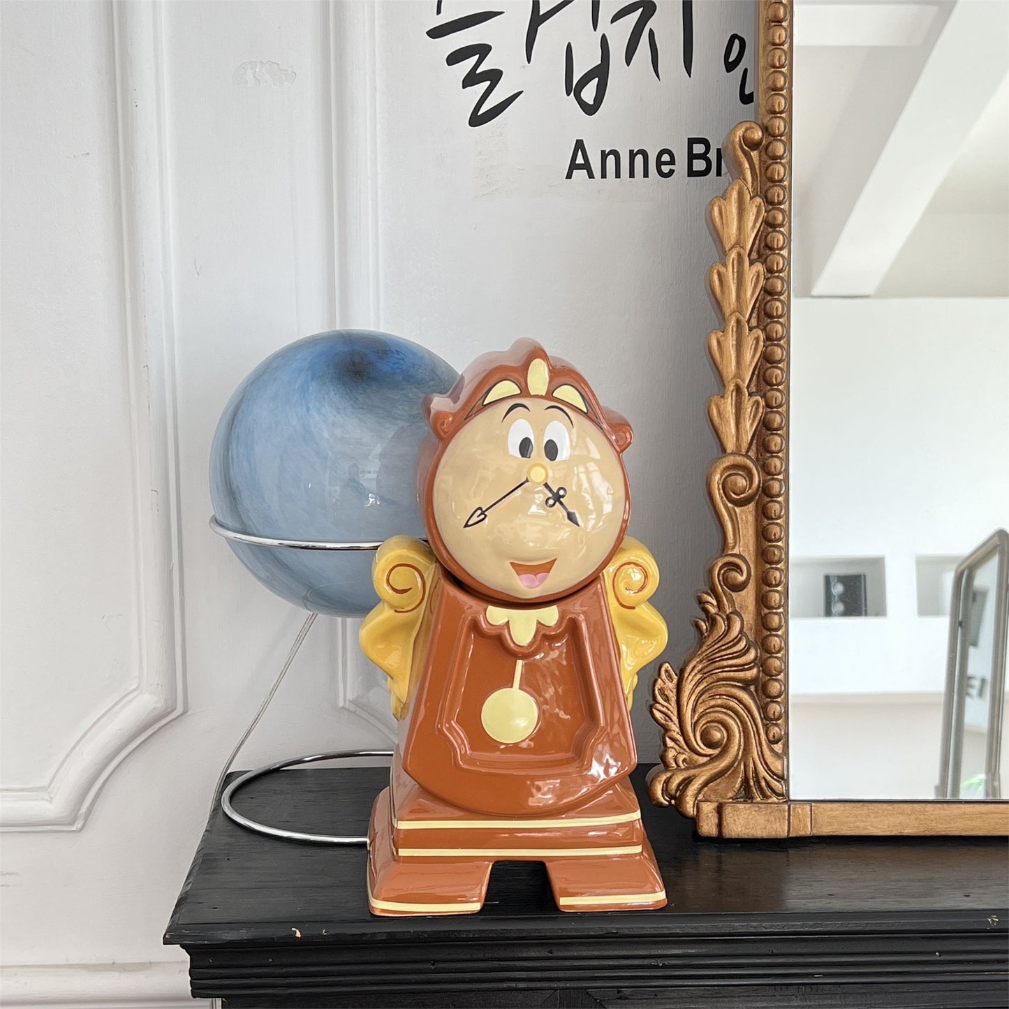 [PRE-ORDER] 'The Beauty and the Beast' Cogsworth Clock – Ceramic Storage Pot