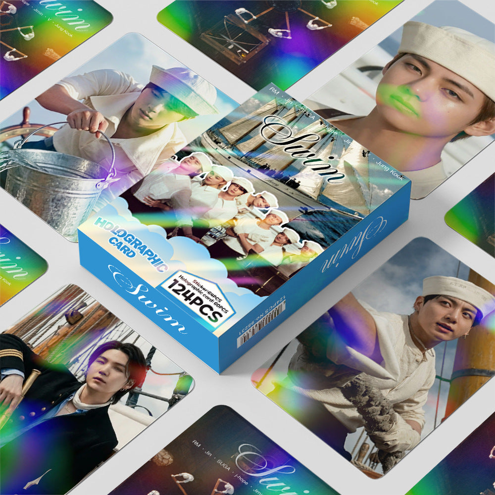[Në Gjendje] BTS SWIM holographic lomocards (124pcs)