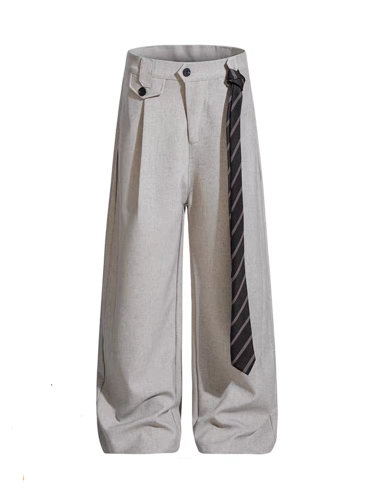 [PRE-ORDER] Retro Black & Apricot Cargo Trousers | Wide-Leg
